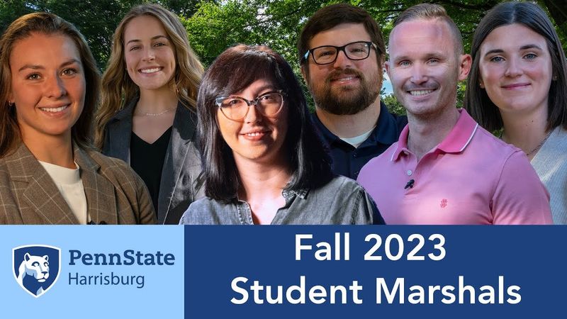 Fall 2023 student marshals